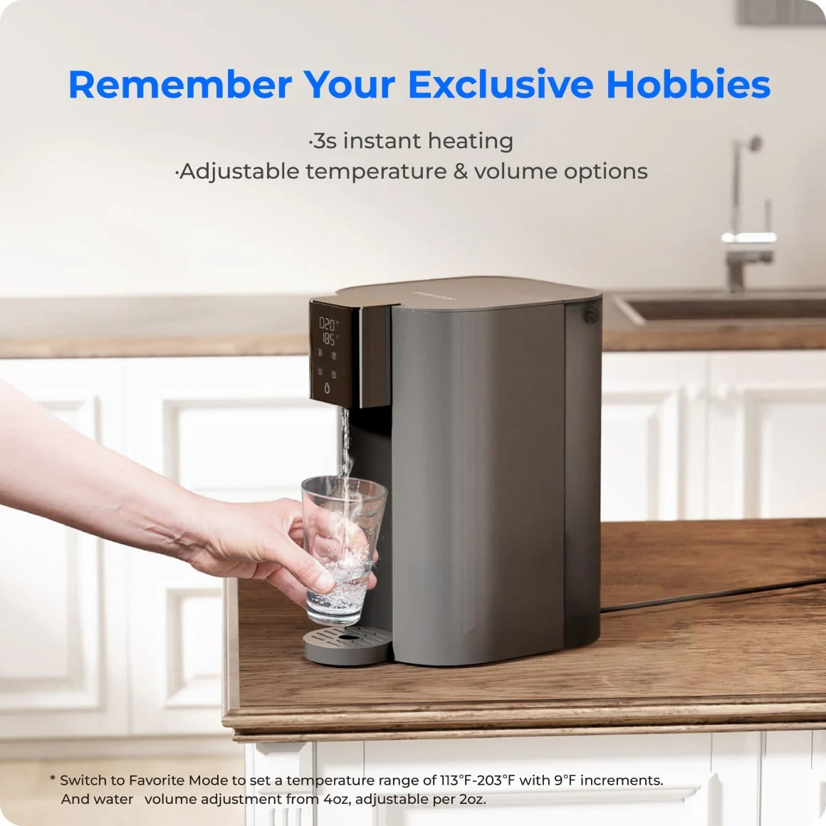 Waterdrop C1H Countertop Instant Hot Water RO System – 6-Stage Filtration, 3-Second Heat, Smart Touch