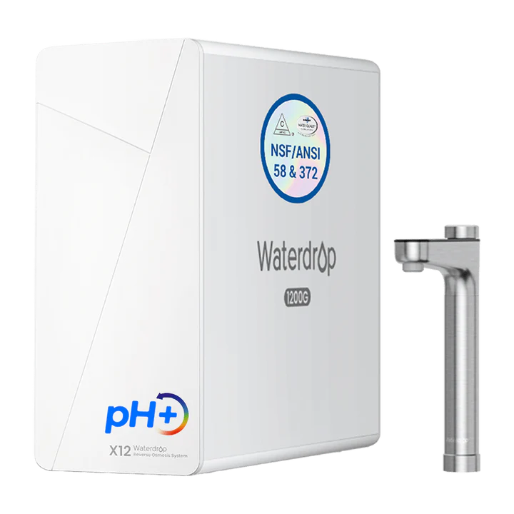 Waterdrop X12 Undersink RO System – 1200 GPD, 11-Stage, Alkaline Water, Smart Faucet