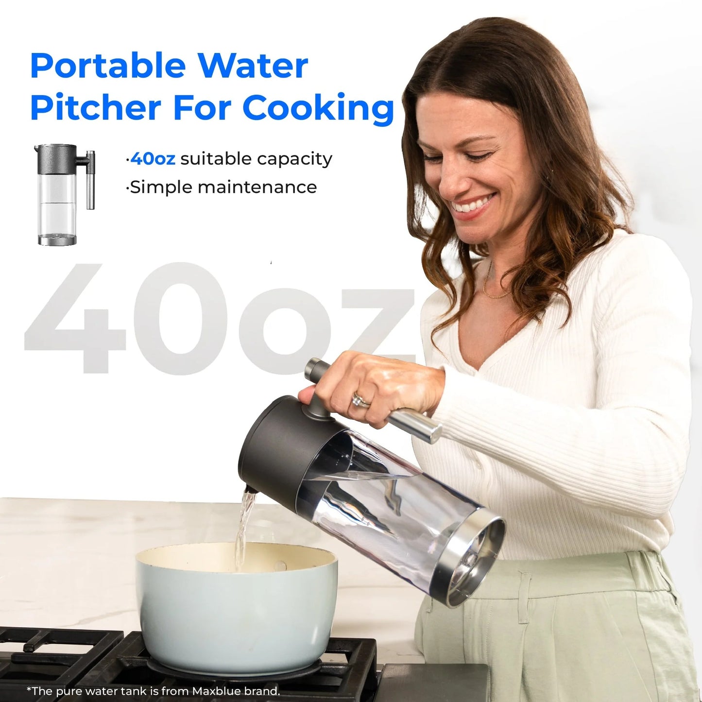 Waterdrop A2 Reverse Osmosis Hot & Cold Water Dispenser – Instant Pure Water for Home & Office