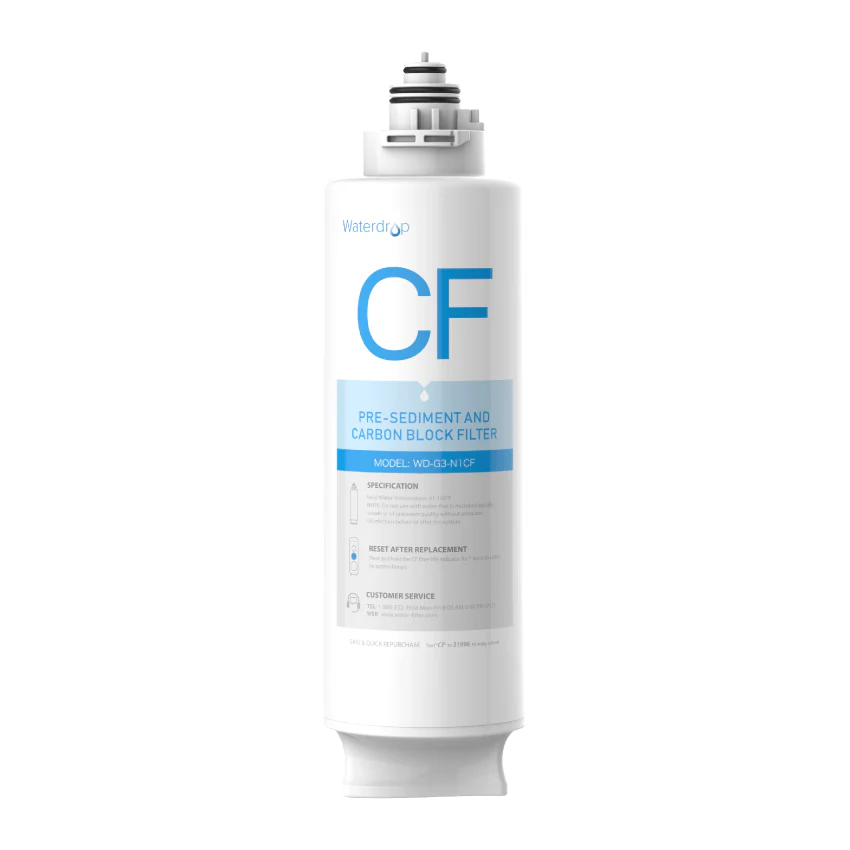 CF Filter for Waterdrop G3P600 & G3 Reverse Osmosis System