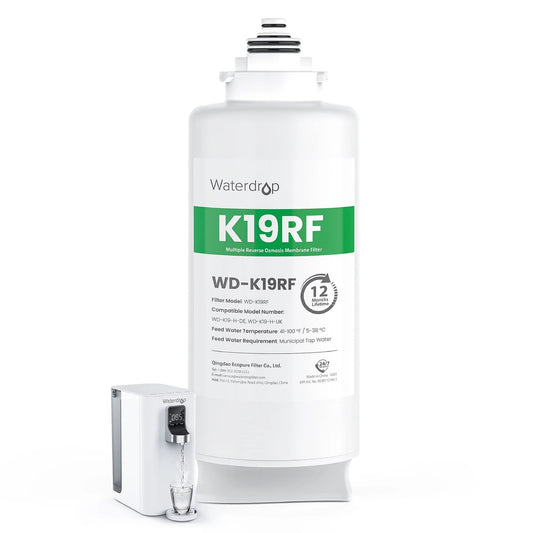 Waterdrop WD-K19RF 5-in-1 RO Replacement Filter | 12-Month / 1,000 Gallon Lifespan
