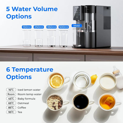 Waterdrop A2 Reverse Osmosis Hot & Cold Water Dispenser – Instant Pure Water for Home & Office